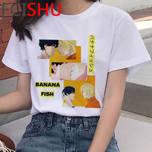 Camiseta de peixe banana, camiseta japonesa masculina, estilo harajuku kawaii, branca, estética, gráfica, camiseta harajuku kawaii 2024 - compre barato