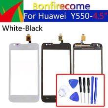 4.5" Touchscreen For Huawei Ascend Y550 Y550-L01\L02\L03 Touch Screen Panel Sensor Digitizer LCD Display Glass Lens Panel 2024 - buy cheap
