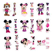 Frete grátis disney 1 peças/lote minnie mouse boneca menina calma segurar travesseiro presente das crianças brinquedos 2024 - compre barato