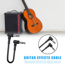 6.35 Electric Effect Pedal Cable Guitar Bass 15cm Guitar Amplifier Patch Cord Lightweight Portable Music Elements 2024 - buy cheap