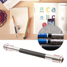 Extensor de lápis de cabeça dupla ajustável, suporte de esboço, escola, escritório, arte, escrita, ferramenta de caneta para alunos, presentes, dropshipping 2024 - compre barato