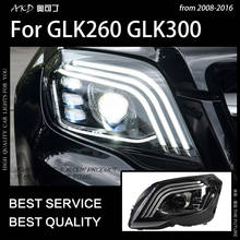 Lámpara de cabeza de estilo de coche para faros delanteros GLK300 2008-2015 X204 GLK260 LED DRL señal dinámica GLK350 accesorios para automóviles 2024 - compra barato