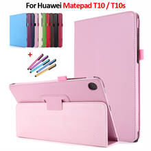 Case for Huawei Matepad T 10s 10.1 AGS3-L09/W09 Tablet Cover Folding Leather Stand Flip Cover for Huawei Matepad T10 T10s Case 2024 - buy cheap