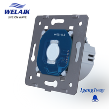 WELAIK EU 220V Single wire  Doorbell Reset Wall Touch Switch-DIY Parts 1gang 1way  A911ML 2024 - buy cheap