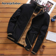 Мужская бейсбольная куртка NaranjaSabor, повседневная приталенная куртка в стиле хип-хоп, брендовая одежда, N553 2024 - купить недорого