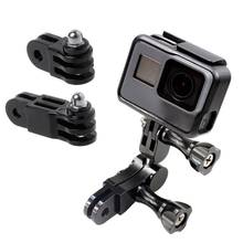 Prolongue a montagem do capacete do braço do pivô do adaptador 3-way do conector da extensão para gopro 5/4/3 2024 - compre barato