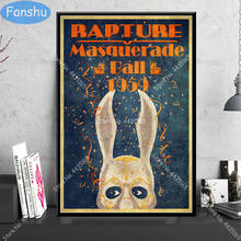 Art Poster Bioshock Rapture Video Game Retro Kids Gift Posters and Prints Wall Art Decoration Canvas Painting Home art decor 2024 - buy cheap