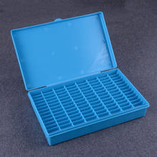 LETAOSK Blue Sturdy Plastic Blank Key Storage Box Key Embryos Box Case 112 Grids Spaces Locksmith Supply 2024 - buy cheap