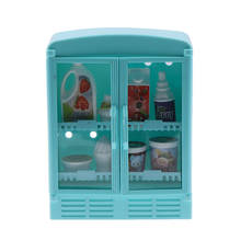 1PC Mini Dollhouse Miniature Supermarket Store Refrigerator Pretend Play Doll Food Drinks Furniture Decoration Accessories Toys 2024 - buy cheap