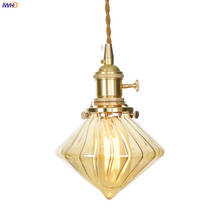 IWHD-lámpara colgante de cristal con forma de diamante para el hogar, luces LED modernas de estilo nórdico, para comedor, sala de estar 2024 - compra barato