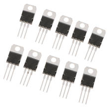 10 pces l7805cv l7805 lm7805 a-220 3 pinos regulador de tensão transistor ic parte 2024 - compre barato