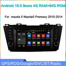 8 "два din автомобильный аудио плеер для mazda 5 Mazda5 Premacy 2010-2014 с системой android 9,0 Восьмиядерный 4 Гб + 32 ГБ gps Bluetooth навигация 2024 - купить недорого