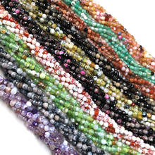 High Quality Natural Stone Beads Rainbow Section Punch Loose Beads For Jewelry Making DIY Necklace Bracelet Earrings Accessory 2024 - buy cheap