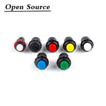 10pcs 12mm Mini Push Button Switches 3A /125VAC Self-locking/Latching Self-reset/Momentary Red Green Blue Yellow White Black 2024 - buy cheap