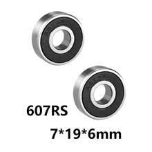 5pcs/lot 607RS Deep Groove Ball Bearing Miniature Mini Bearing  607-RS 607RS 7*19*6mm 7*19*6 High Quality 52100 Chrome Steel 2024 - buy cheap
