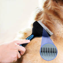 Peine para quitar el pelo de mascotas, herramienta de aseo para perros y gatos, cepillo para quitar el pelo 2024 - compra barato