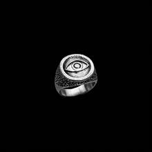 Faraó egípcio olho de horus rune amuleto biker anéis dos homens ankh cruz prata cor 316l aço inoxidável anel egito jóias osr45 2024 - compre barato