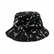 Chapéu de pesca para crianças recém-nascidas, chapéu estampado grafite ponto de impressão moda verão para meninos e meninas chapéu de sol panamá praia para crianças 2024 - compre barato
