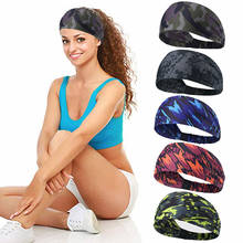 1PC Elastic Sweatband Breathable Absorbent Sports Gym Cycling Headband Yoga Hair Bands Head Bands Sports Safety Men Women 2024 - купить недорого