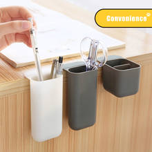 JIANWU Simple creativity paste Pen container Desktop hangable pen box cute pencil organizer kawaii School supplies 2024 - buy cheap