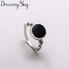 Original Design Bohemian Black Ring For Women Fashion Open Finger Rings Female Boho Jewelry 2024 - buy cheap