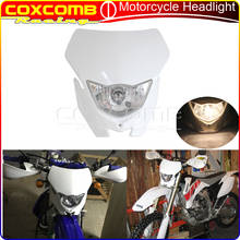 Farol de motocross para motocicletas, luz frontal de 12v e 35w para yamaha wr250r wr250x wr250f wr450f yz ttr 2024 - compre barato