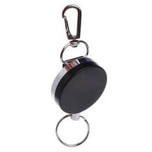 Fishing Zinger Retractor Key Ring Reel Holder Retractable Steel Cable Accessory RXBC 2024 - buy cheap