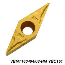 Оригинальный VBMT 160404 160408 VBMT160404-HM VBMT160408-HM YBC151 специально для обработки стали CNC фреза вставки карбида 2024 - купить недорого