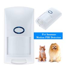 Mini portátil com fio duplo infravermelho pir detector de movimento sensor para 25kg pet imune inteligente reconhecimento de volume segurança em casa 2024 - compre barato