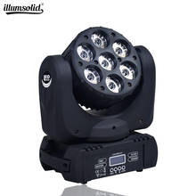 Lyre LED Wash Beam Moving Head 7x12w and 36x3w Stage Lighting DMX 512 DJ Light For Party Disco 2024 - buy cheap