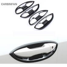 For Toyota Corolla 2014 2015 2016 2017 2018 carbon fiber Chrome Door Handle Car Covers Accessories Car Sticker Car Styling C1255 2024 - buy cheap