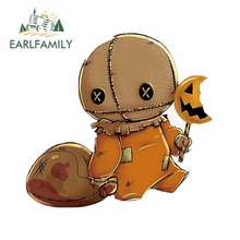 EARLFAMILY-pegatinas de vinilo para coche y motocicleta, adhesivos impermeables de 13cm x 12,2 cm para Halloween, vinilo, envoltura de coche, gráficos de dibujos animados 2024 - compra barato