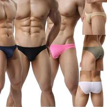 Soft Sexy Mens Underwear Ultrathin Bikini Mens Briefs Male Gay Sissy Panties Smooth Underpants Bulge Pouch Nightwear Swimwear 2024 - buy cheap