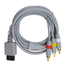 Cable de componentes de 1,8 m, Cable AV compuesto de 3 RCA, salida de vídeo de 480p para consola Wii 2024 - compra barato