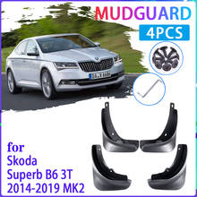 4 PCS Car Mud Flaps for Skoda Superb B6 2 MK2 3T 2014-2019 2015 2017 Mudguard Splash Guards Fender Mudflaps Auto Accessories 2024 - buy cheap