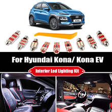 For Hyundai Kona 2017-2020+ Kona EV 2019 2020 + Canbus Vehicle LED Interior Map Dome Trunk Light Kit License Plate Lamp 2024 - buy cheap