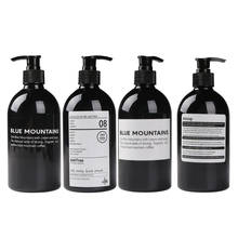 500ml Black Bath Storage Bottle Scandinavian Shampoo Shower Gel Liquid Lotion Bottle Kitchen Detergent Plastic Sub-bottle 2024 - buy cheap