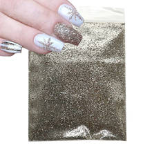 10g Nail Glitter Gold Silver Sandy Powder Shiny Sparkles Nail Art Sequins Pigment Flakes Dust Polish Manicure 3D Decorations 2024 - buy cheap