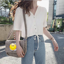 BOBOKATEER short white shirts women blouse 2020 blusas mujer chemisier femme casual cotton cool womens tops and blouses summer 2024 - buy cheap