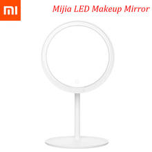Xiaomi Mijia портативное светодиодное зеркало для макияжа с регулируемой яркостью запатентованная окружающая Светодиодная лампа Breads Беспроводная HD для макияжа 2024 - купить недорого