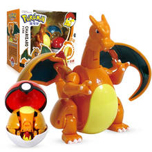 originalPokemon Figure Elf Ball Model  Charizard Action Figure A birthday present for children 2024 - buy cheap