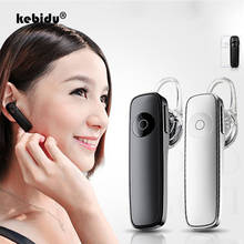 Kebidu Bluetooth V4.0 наушники Беспроводной Бизнес гарнитура с микрофоном для ум телефон Хендс-фри универсальные оптовая продажа 2024 - купить недорого
