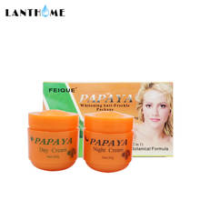 Day Cream + 20g Night Cream Papaya Whitening Face Cream Anti Freckle Improve Dark Skin Refreshing Skin Care 1 set 20g 2024 - buy cheap