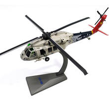 Helicóptero de aleación a escala 1/72 para niños, UH-60, Halcón Negro, US Navy, aviones, cazas de juguete en miniatura, regalo para niños 2024 - compra barato