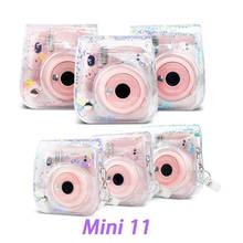 Transparent PVC Quicksand Bag Protection Cute Camera bag Case PU For Fuji Instax Mini 11 Case bag 2024 - buy cheap