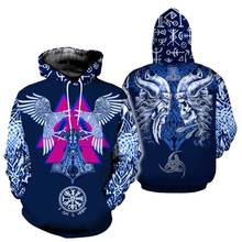 PLstar Cosmos Viking Tattoo-camisetas 3D completamente estampado, impresión 3D, Sudadera con capucha/sudadera/cremallera, hombre, mujer, tatuaje de cruz y águila-9 2024 - compra barato