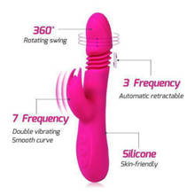 SEAFELIZ Stretchable Heated Av 7 Speed Vibration Bar G-spot Massager Wand Sex Product USB Rechargeable Dildo Sex Toys For Woman 2024 - buy cheap