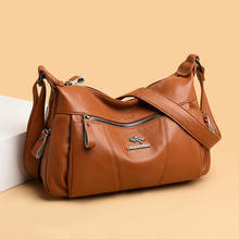 FUNMARDI Brand Luxury Leather Handbag Women Shoulder Bag Multi-pocket Design Crossbody Bag Big Tote Bag Solid Color Bag WLHB2421 2024 - buy cheap