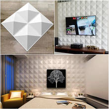 30x30cm 3D three-dimensional 3D tile panel mold plaster 3D wall stickers living room wallpaper mural waterproof bathroom kitchen 2024 - buy cheap