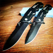 200mm 9CR18MOV Blade Quick Open Folding Knife Steel Handle Combat Camping Pocket Knives Outdoor Survival Hunting Military Knifes 2024 - buy cheap